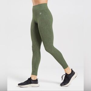 NWOT Gymshark Adapt Animal Seamless Leggings | Green | M